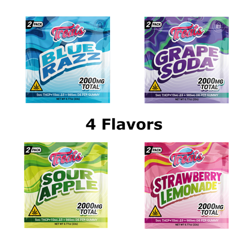 Treats High Dose 2 Piece Gummy