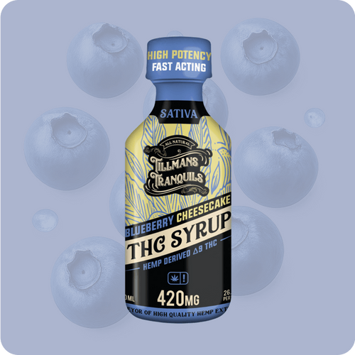 THC Syrup Blueberry Cheesecake - 420mg Delta 9