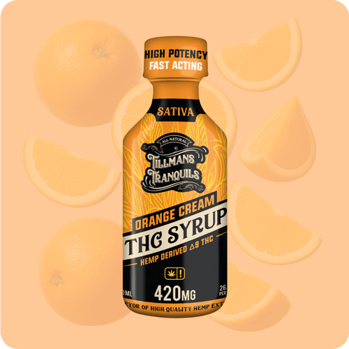 THC Syrup Orange Cream - 420mg Delta 9