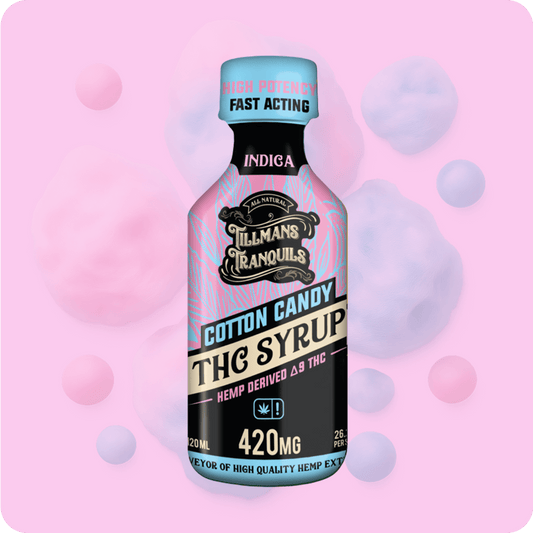 Cotton Candy Delta 9 THC Syrup - 420mg