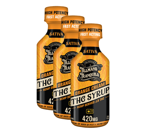 Orange-Cream-Delta-9-THC-Syrup 3 bottles
