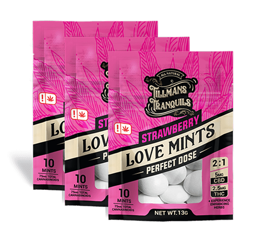 Ignite passion with a 3 pack of our THC Love & Sex Mints! Cannabis infused mints to enhance intimate moments.