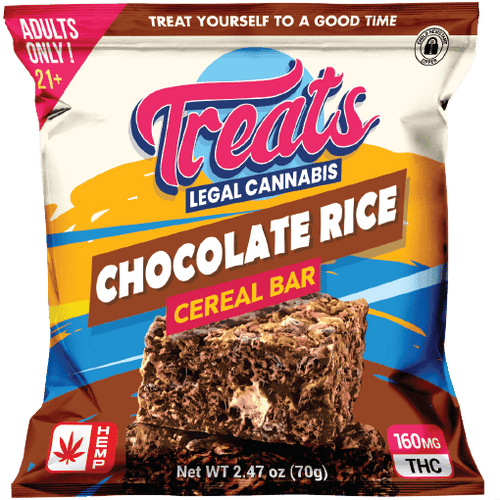 THC Chocolate Cereal Treat - 160mg