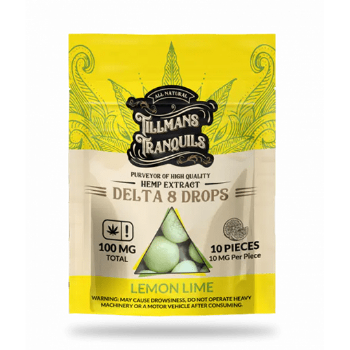 delta 8 thc candy drops lemon lime flavored