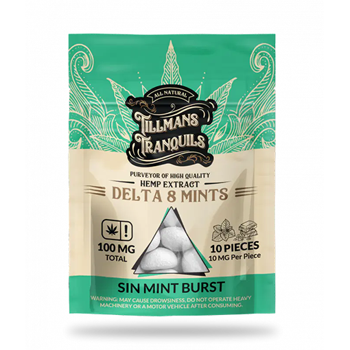 Sin Mint (Peppermint) Delta 8 THC Mints