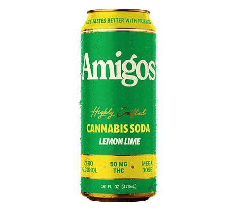 Amigos Lemon Lime Cannabis Sodas