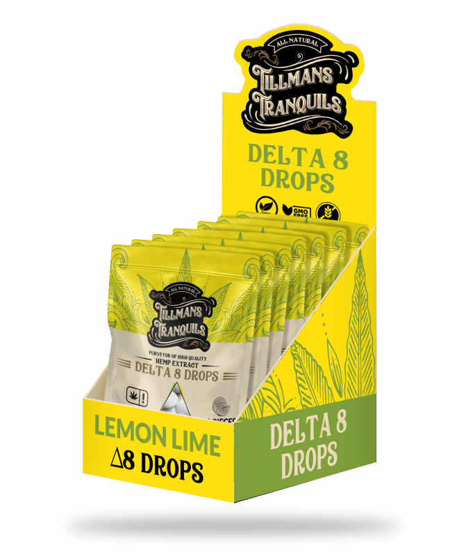 Lemon Lime Delta 8 THC Candy Drops