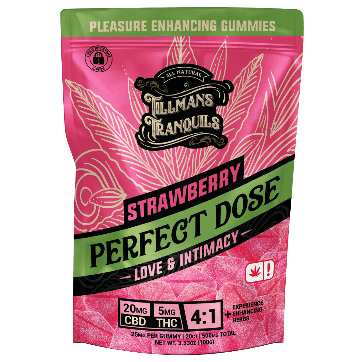 strawberry thc sex gummies