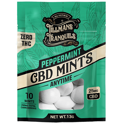 peppermint cbd mints
