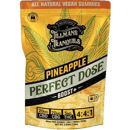 Pineapple Edible Gummies - CBD-CBG-THC
