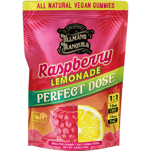 Raspberry Lemonade 15mg THC Gummies