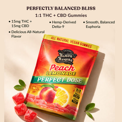 Peach Lemonade THC Gummies