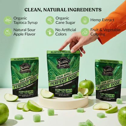 Sour Apple 260mg Gummies - 25:1