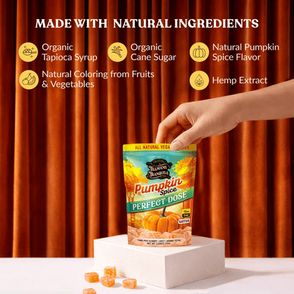 Pumpkin Spice Delta 9 THC Gummies – 15mg Per Gummy