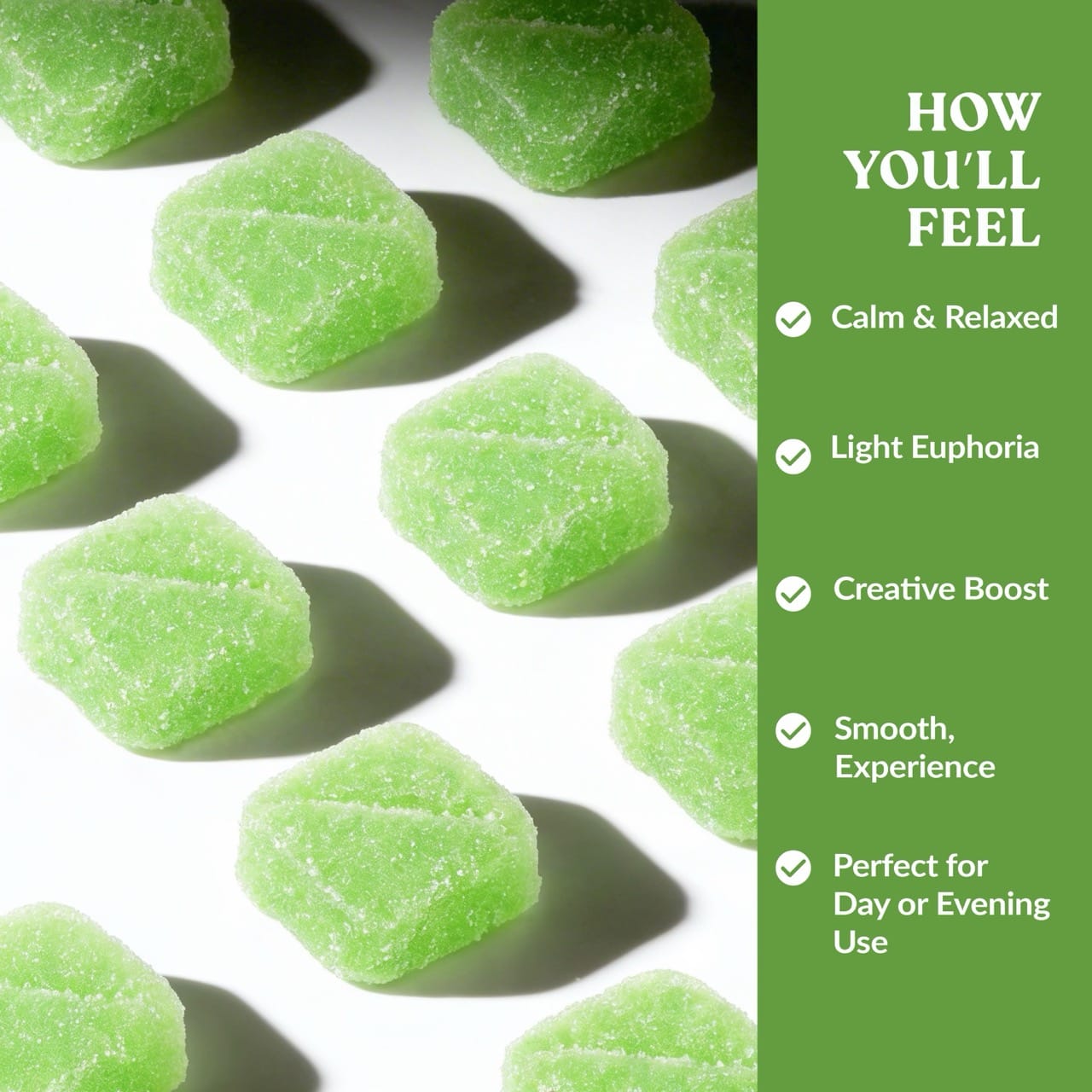 Sour Apple 260mg Gummies - 25:1