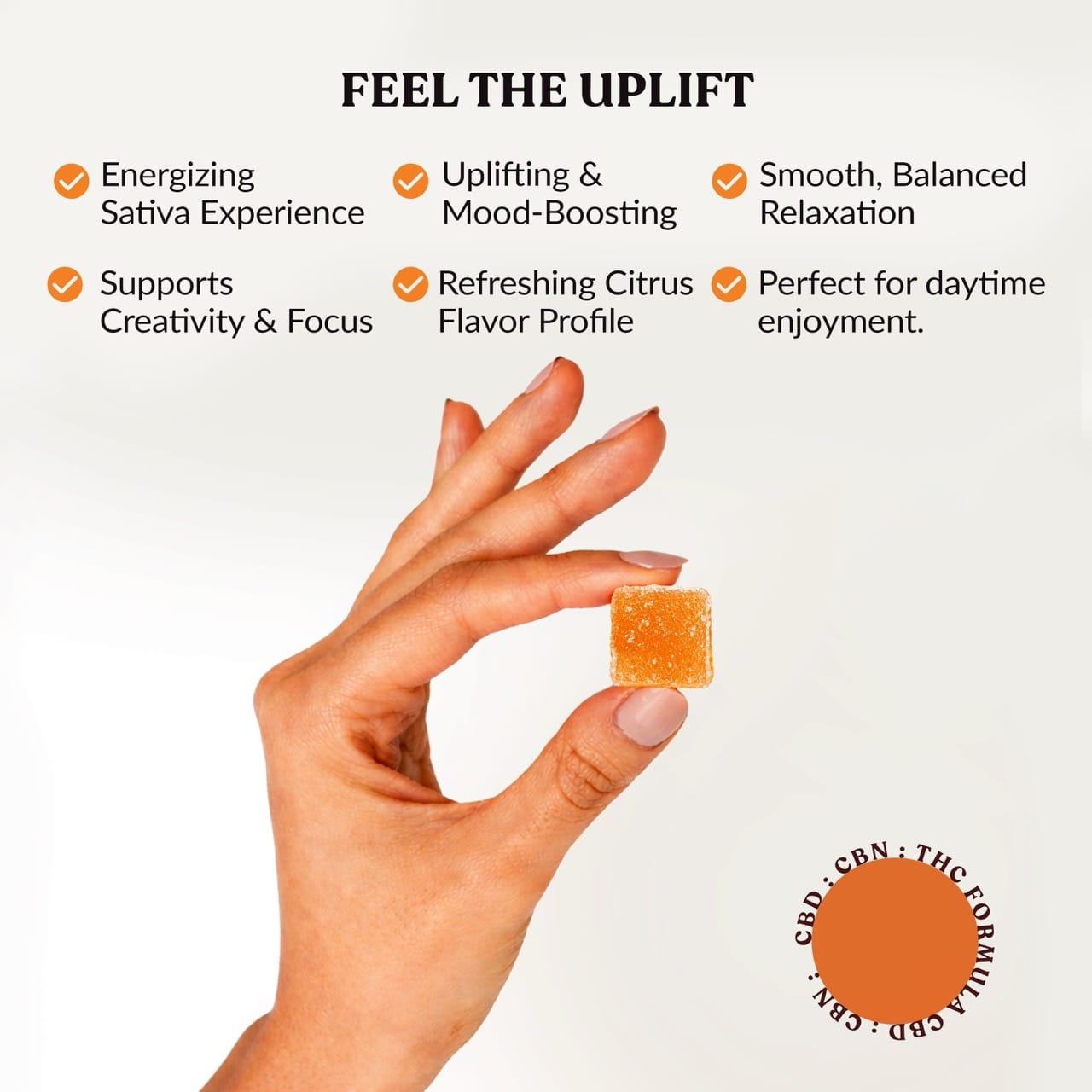 Orange THC Gummies - 12mg Potency - Relaxing | TillmansTranquils