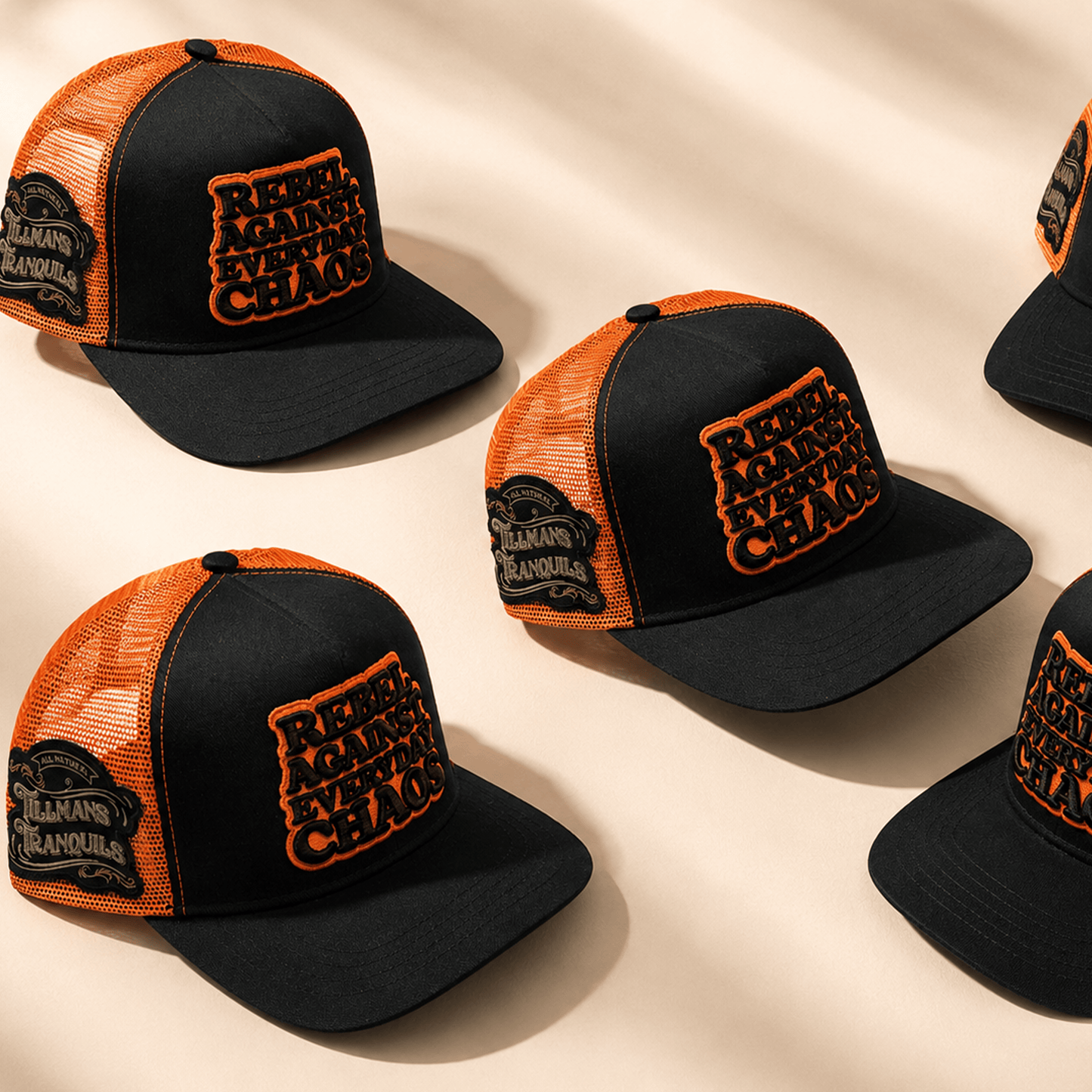 Rebel Against Everyday Chaos Two Color Trucker Hat