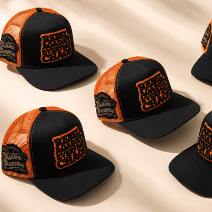 Rebel Against Everyday Chaos Two Color Trucker Hat