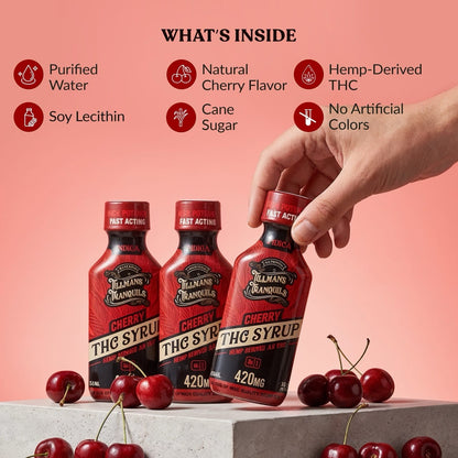 THC Syrup Cherry - 420mg Delta 9