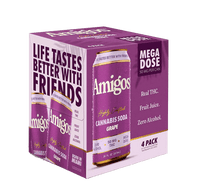 Amigos Grape Cannabis Soda by Amigos - 50mg THC per Can