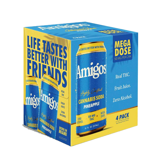 Amigos Pineapple Cannabis Sodas
