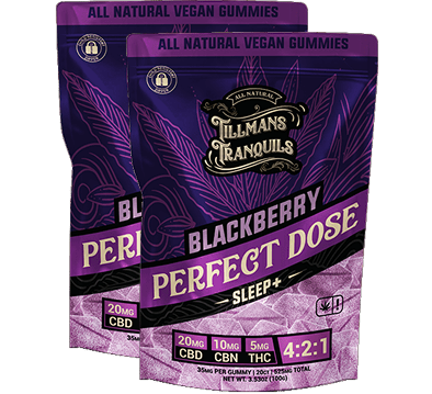 cbd gummies for sleep, Blackberry CBD Gummies for Sleep With THC - Tillmans Tranquils 2 packs
