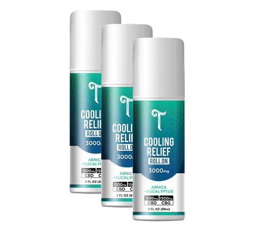 CBD Freeze Roll On pack 3
