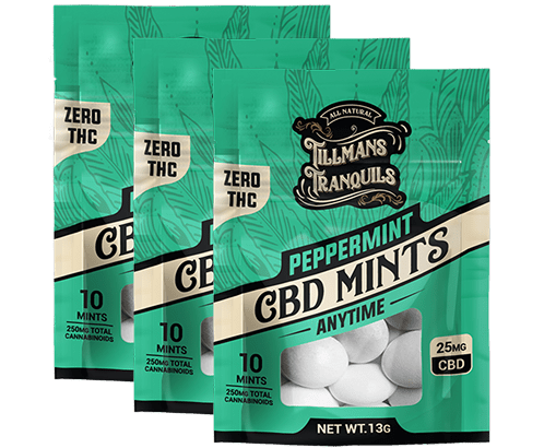 CBD Mints 25mg - No THC 3 pack