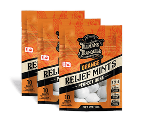 variable Orange Relief THC Mints - 2.5mg CBD + 2.5mg CBG + 2.5mg THC