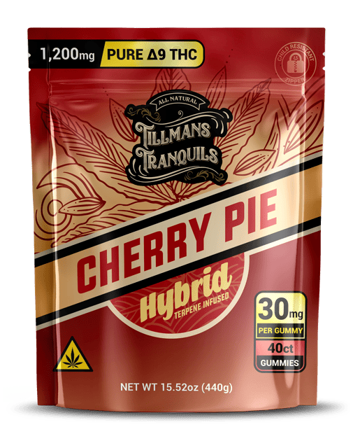 Tillmans Tranquils Cherry Pie 30mg THC Gummies — Large Bag