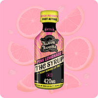 THC Syrup Pink Lemonade - 420mg Delta 9