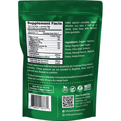 Sour Apple 260mg Gummies - 25:1