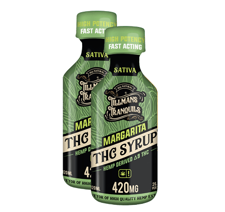 Margarita THC Syrup 420mg - Delta 9 Drink Mix | Tillmans Tranquils
