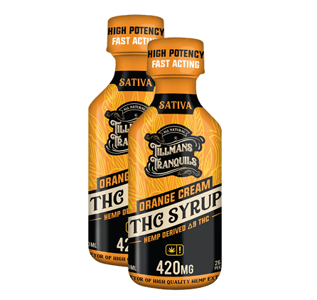 Orange-Cream-Delta-9-THC-Syrup 2 bottles