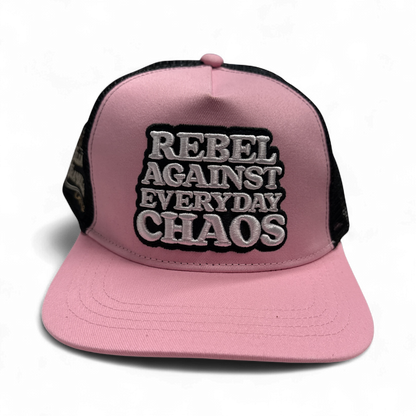 Rebel Against Everyday Chaos Two Color Trucker Hat
