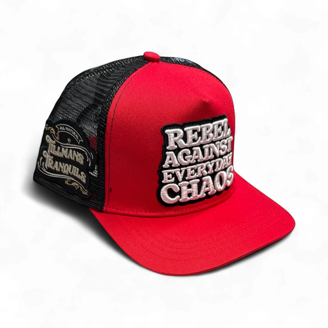 Rebel Against Everyday Chaos Two Color Trucker Hat