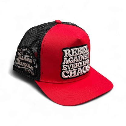 Rebel Against Everyday Chaos Two Color Trucker Hat