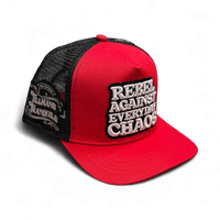 Rebel Against Everyday Chaos Two Color Trucker Hat