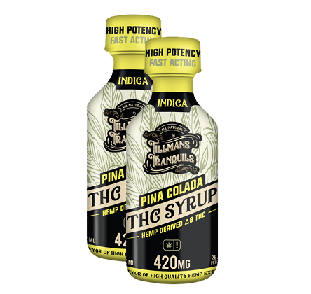 Pharma HempファーマヘンプCBDリキッド カンナビス・ピニャコラーダ Piña Colada THC Syrup 420mg - Delta 9 Drink Mix | Tillmans Tranquils