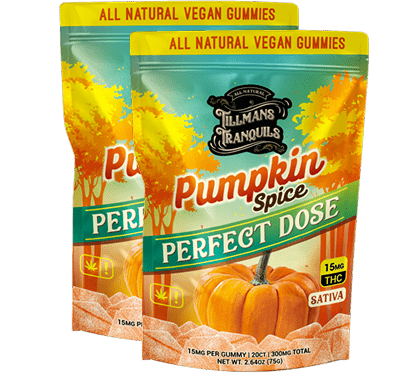 Pumpkin-Spice-Gummies-Infused-with-Delta 9 thc-2-pack