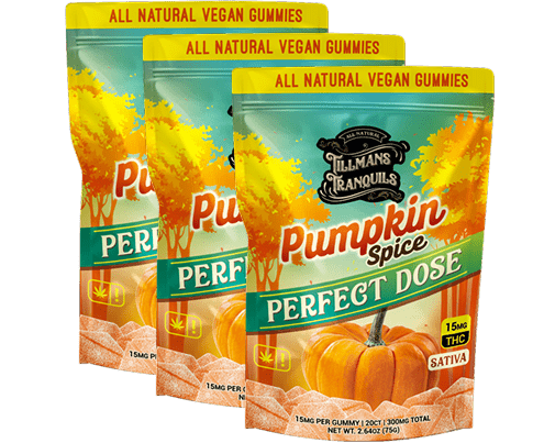 Pumpkin-Spice-Gummies-Infused-with-Delta 9 thc-3-pack