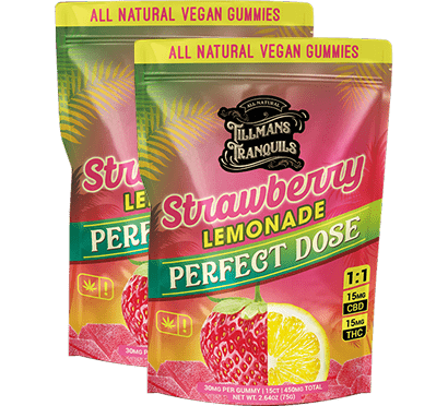 Strawberry Lemonade THC Gummies 2 packs - Tillmans Tranquils