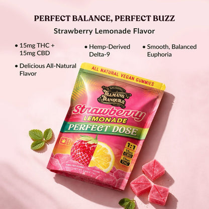 Strawberry Lemonade THC Gummies 15mg