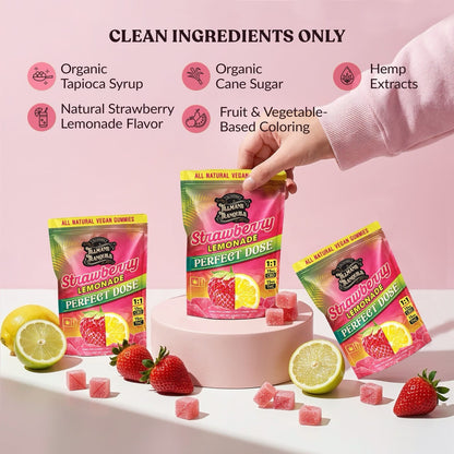 Strawberry Lemonade THC Gummies 15mg