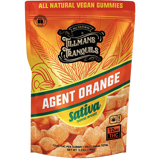 Tillman's Tranquils Orange THC Gummies - 240mg