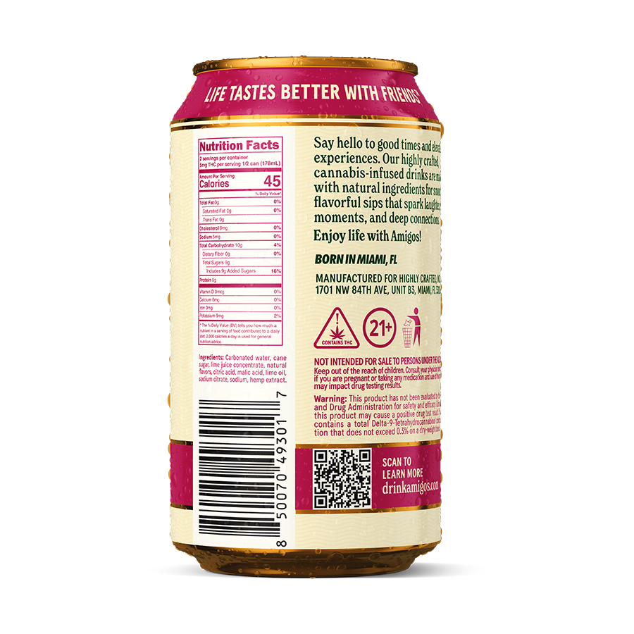 Amigos THC Cherry Limeade