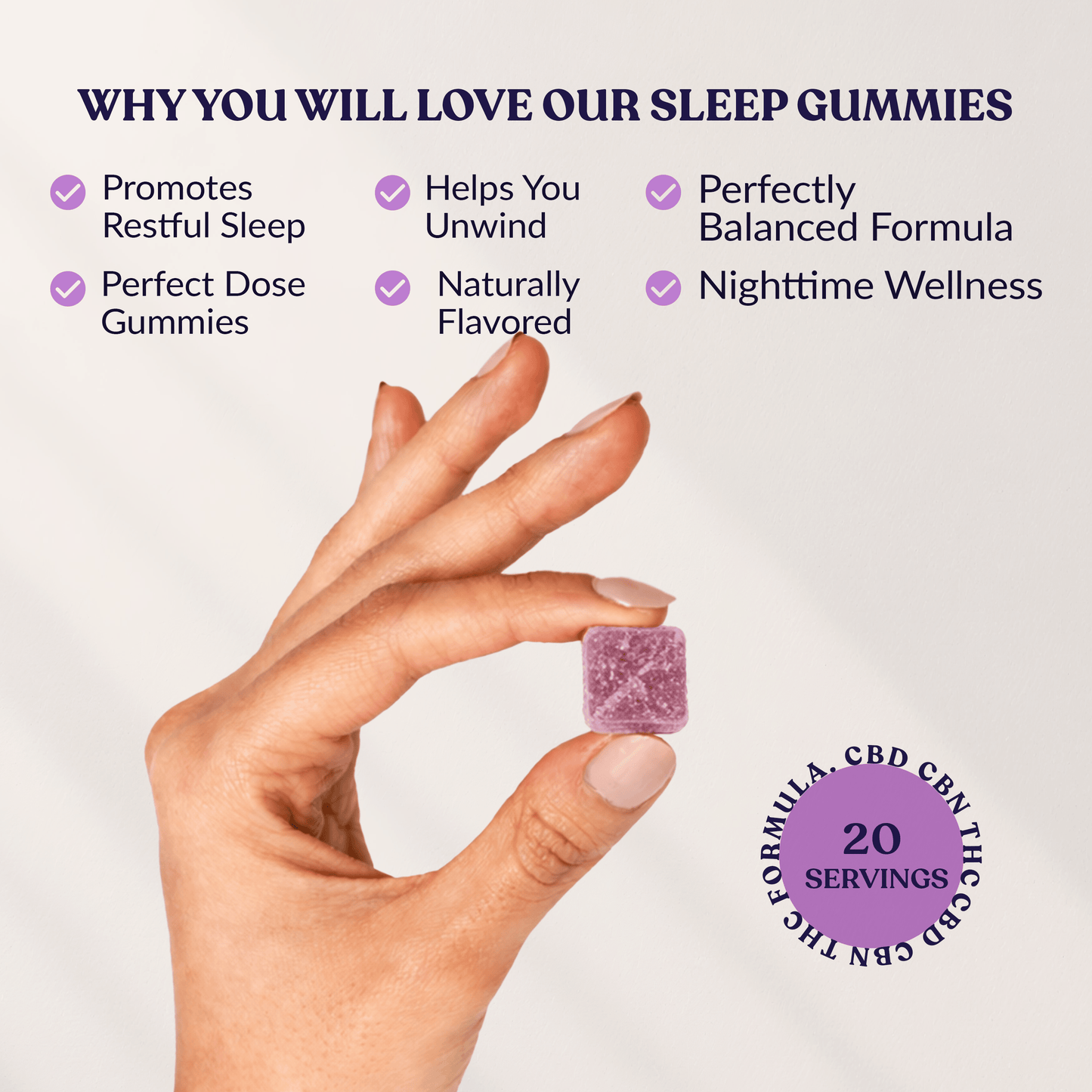 CBD:THC Gummies for Sleep