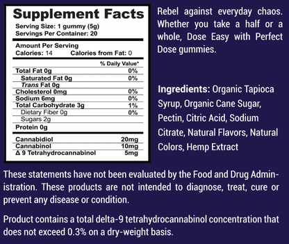 blackberry sleep gummies supplement facts