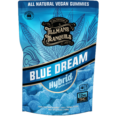 Blue Dream Gummies 12mg THC Each - 240mg Total - Hybrid