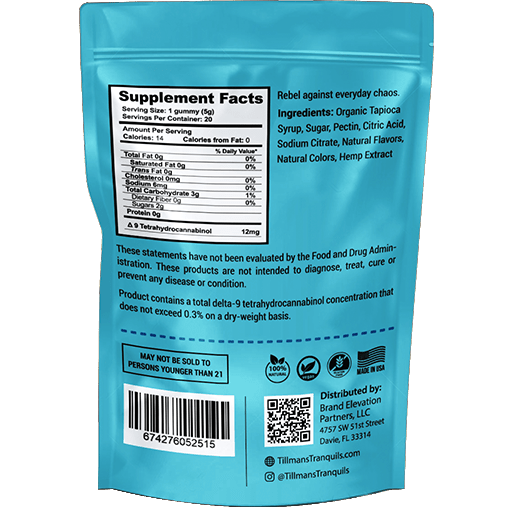 Blue Dream Gummies 12mg THC Each - 240mg Total - Hybrid